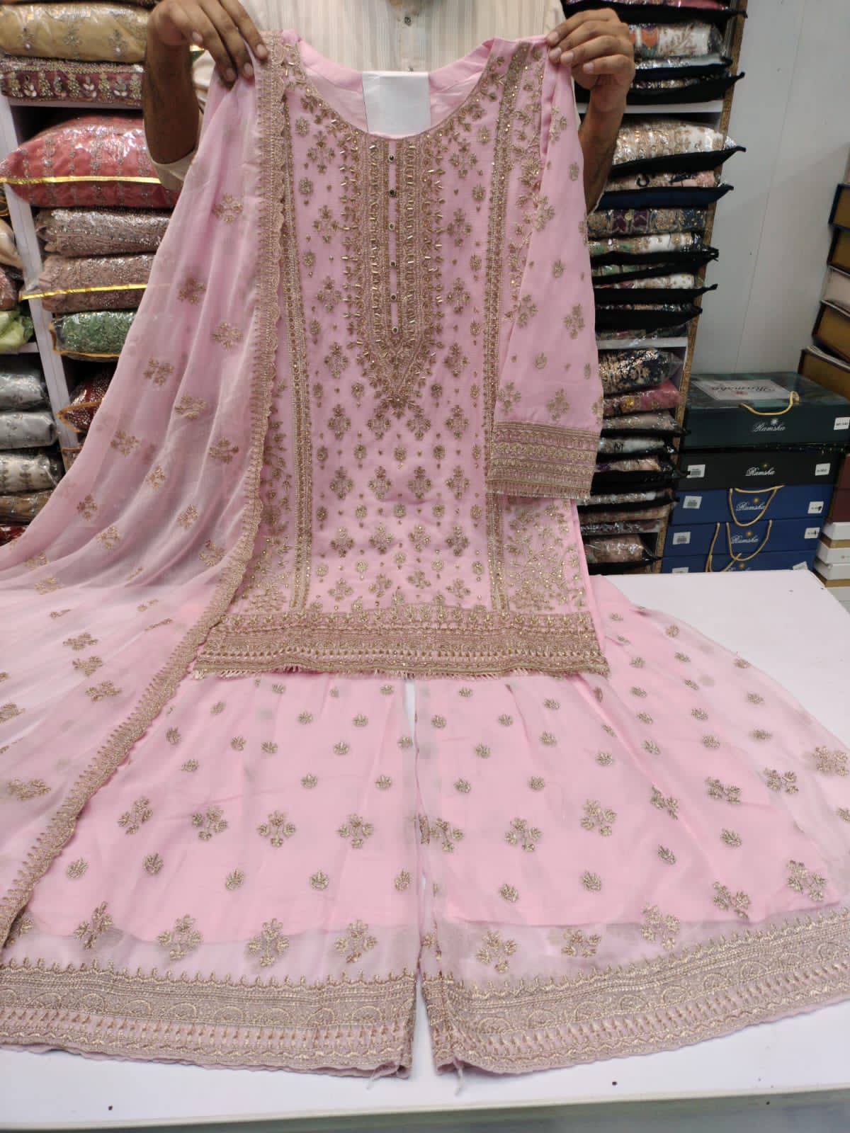Pakistani Embroidered Party wear Ready To Ship