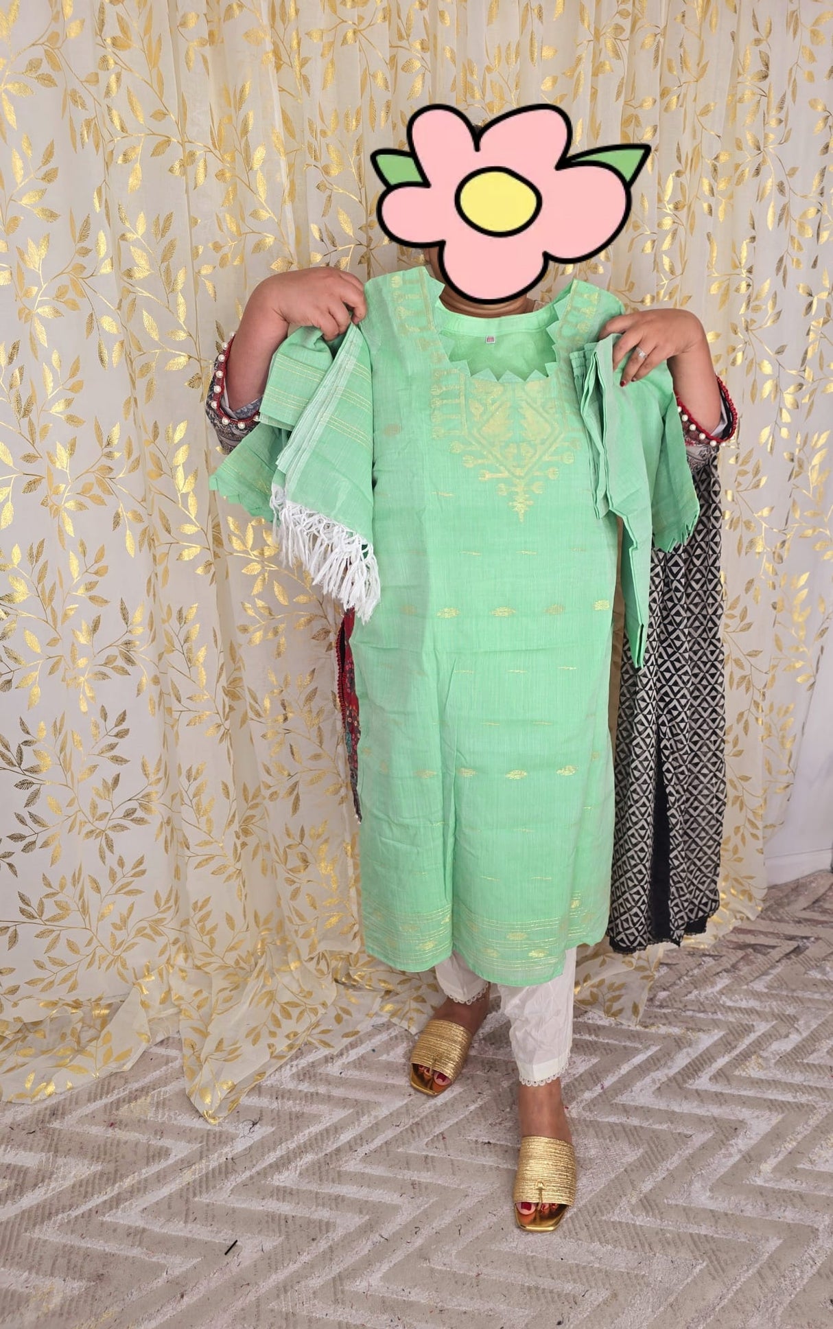Bangladeshi Jamdani salwar kamiz