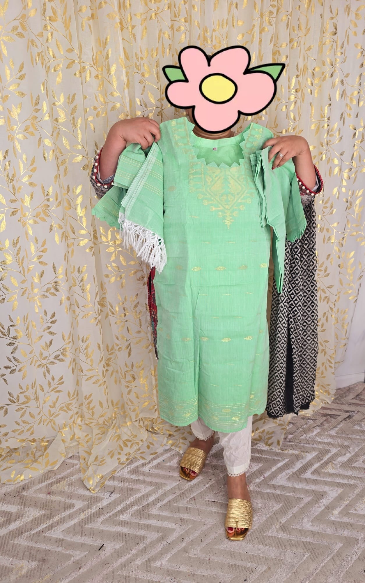 Bangladeshi Jamdani salwar kamiz