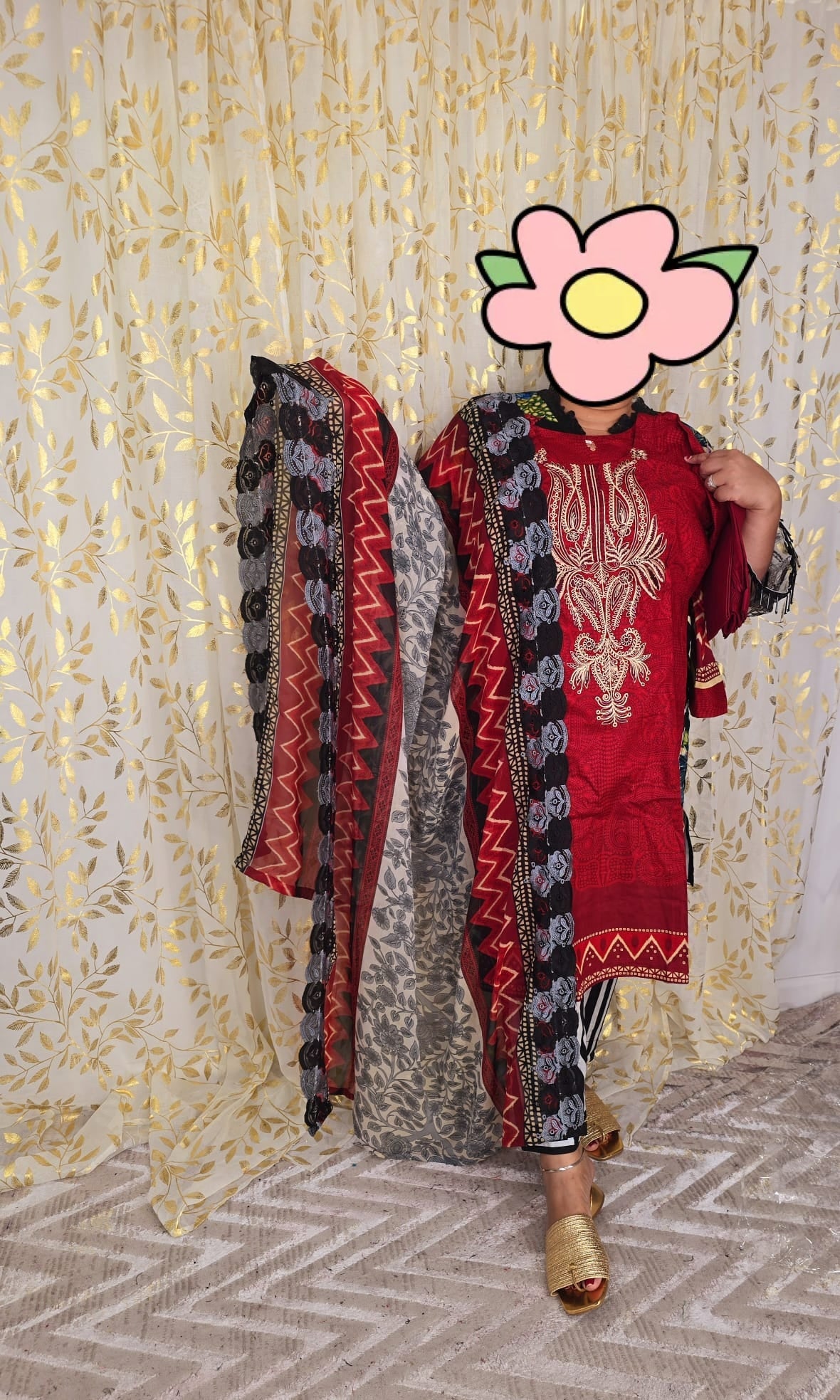 Pakistani Embroidered Lawn ready to ship