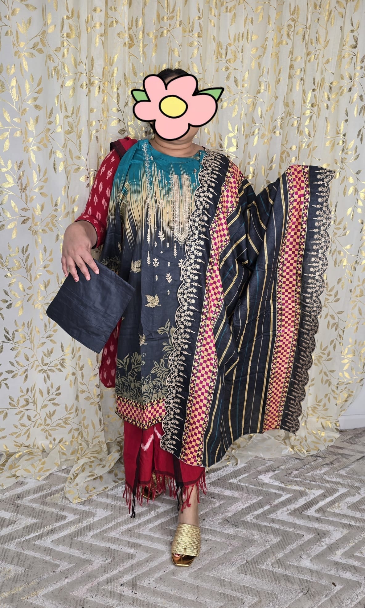 Pakistani Embroidered Lawn ready to ship