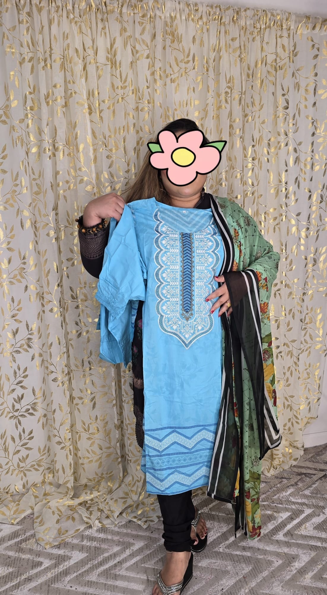 Pakistani Embroidered Lawn ready to ship