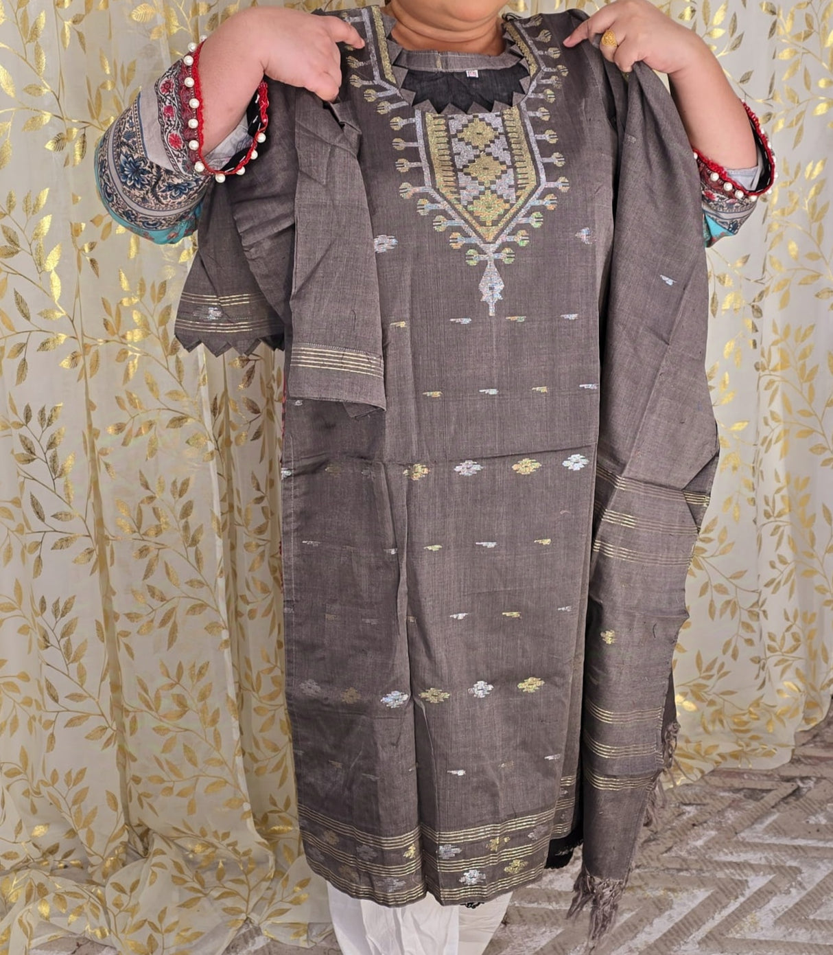 Bangladeshi Jamdani salwar kamiz