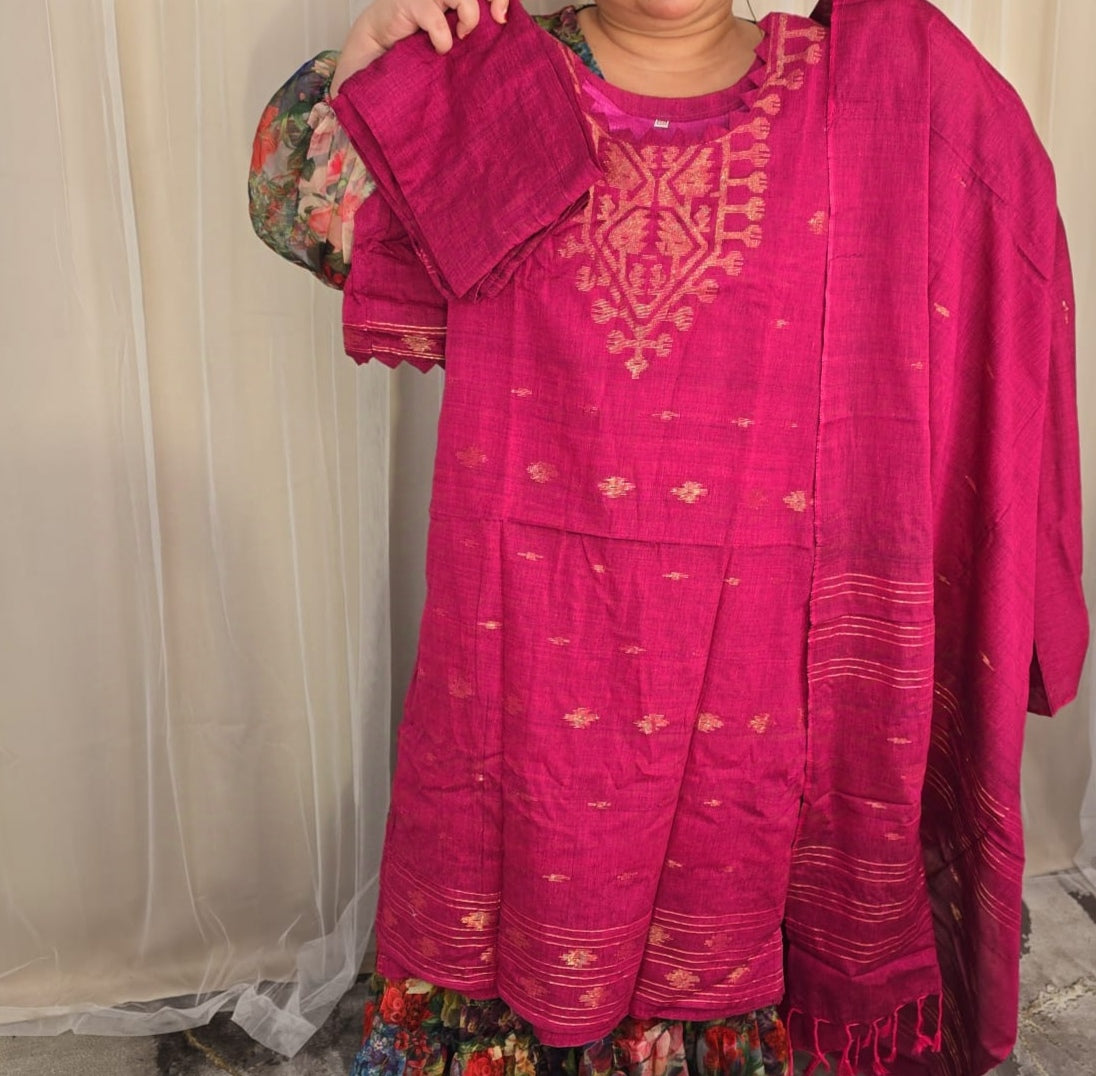 Bangladeshi Jamdani salwar kamiz