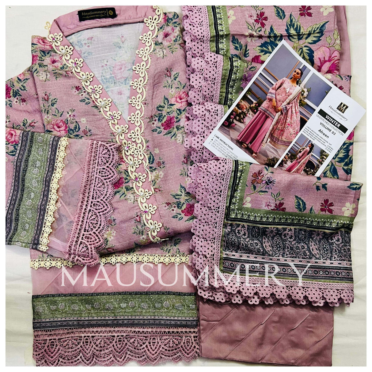 Mausummery Winter Lawn Ready To Ship