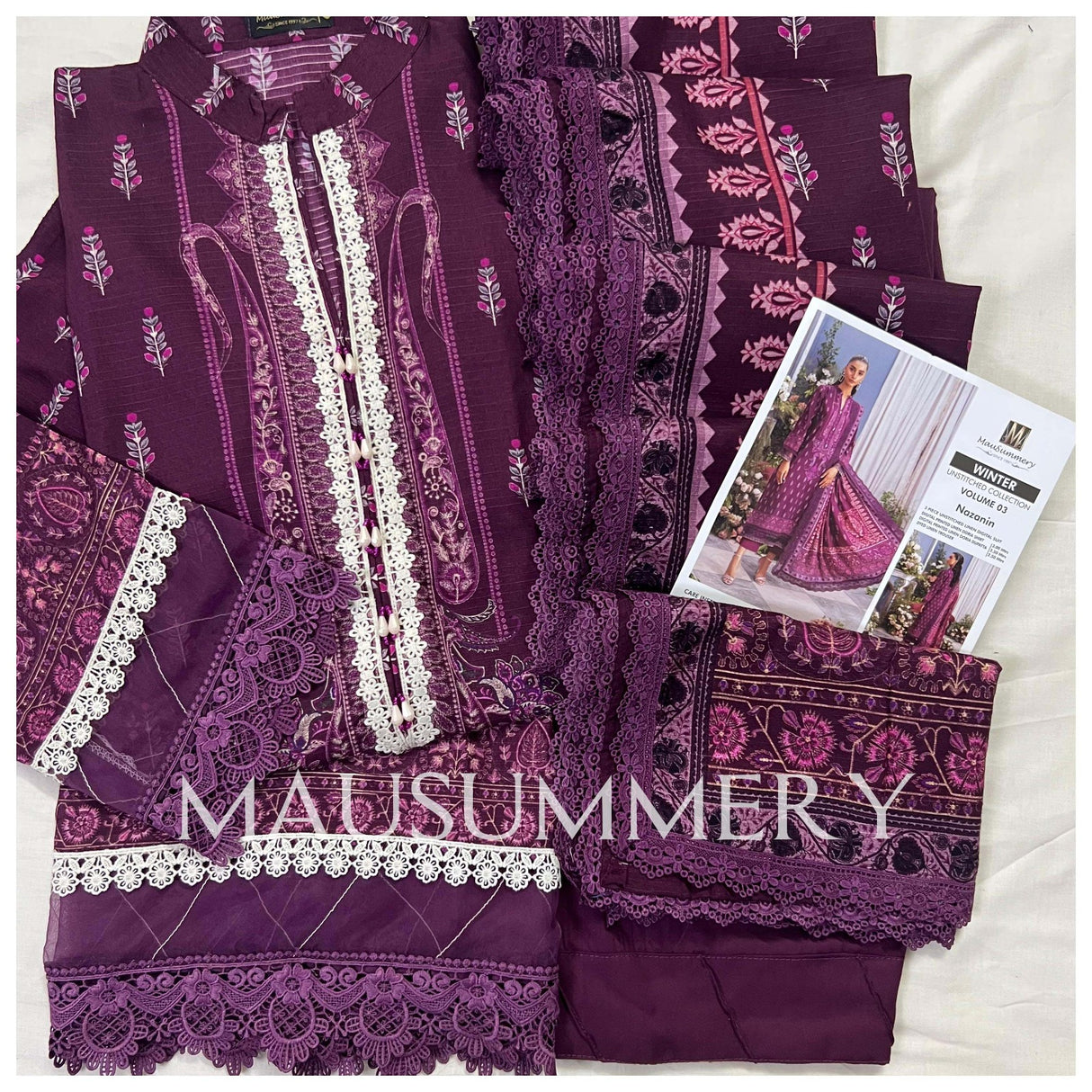 Mausummery Winter Lawn Ready To Ship