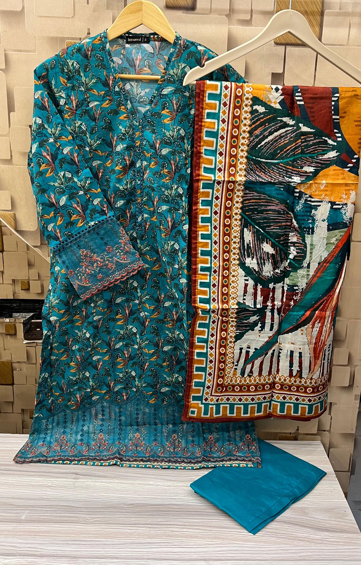 BIN SAEED EXCLUSIVE EMBROIDERED LAWN