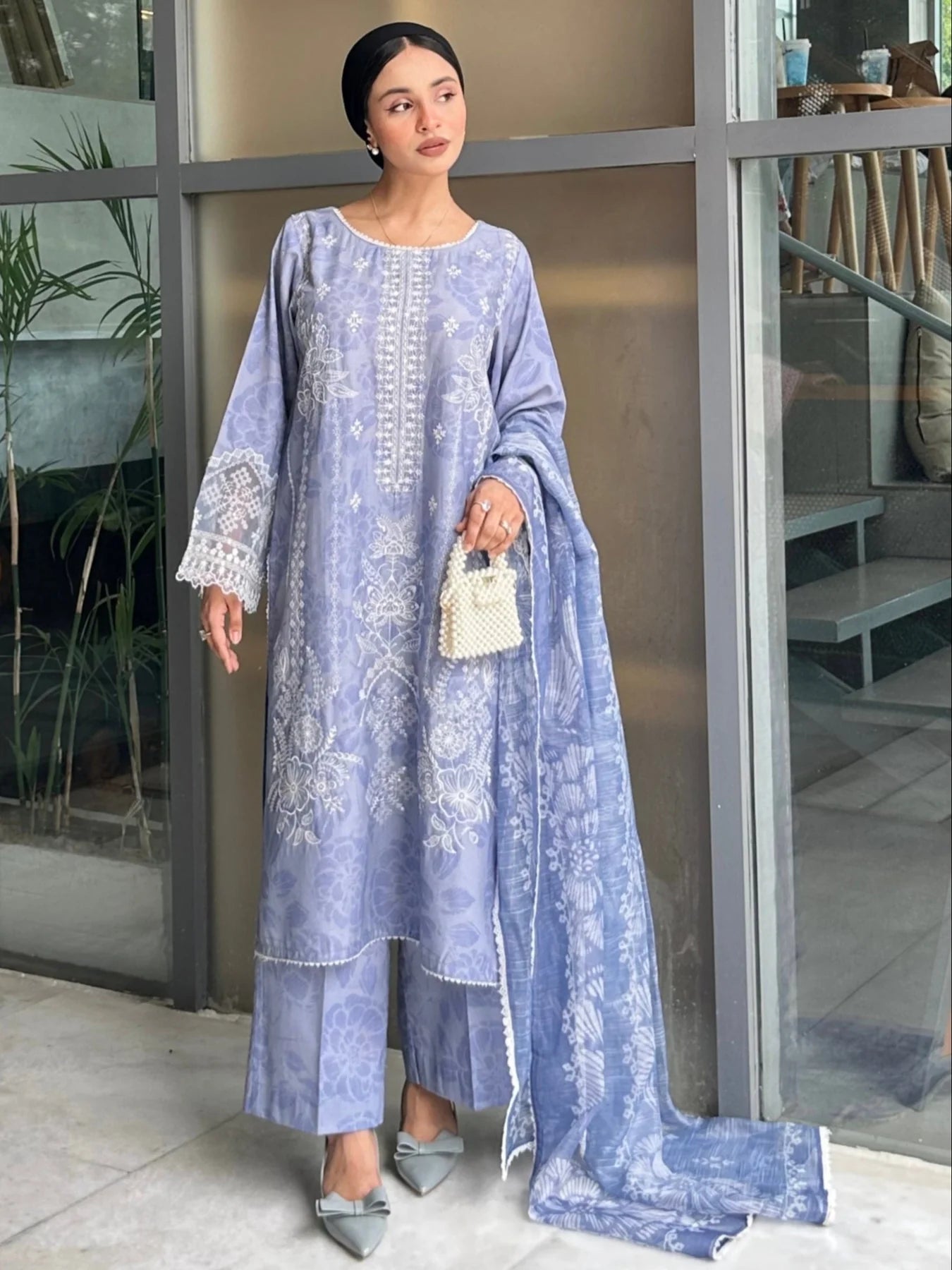 Mohagni Luxury  Embroidered Lawn