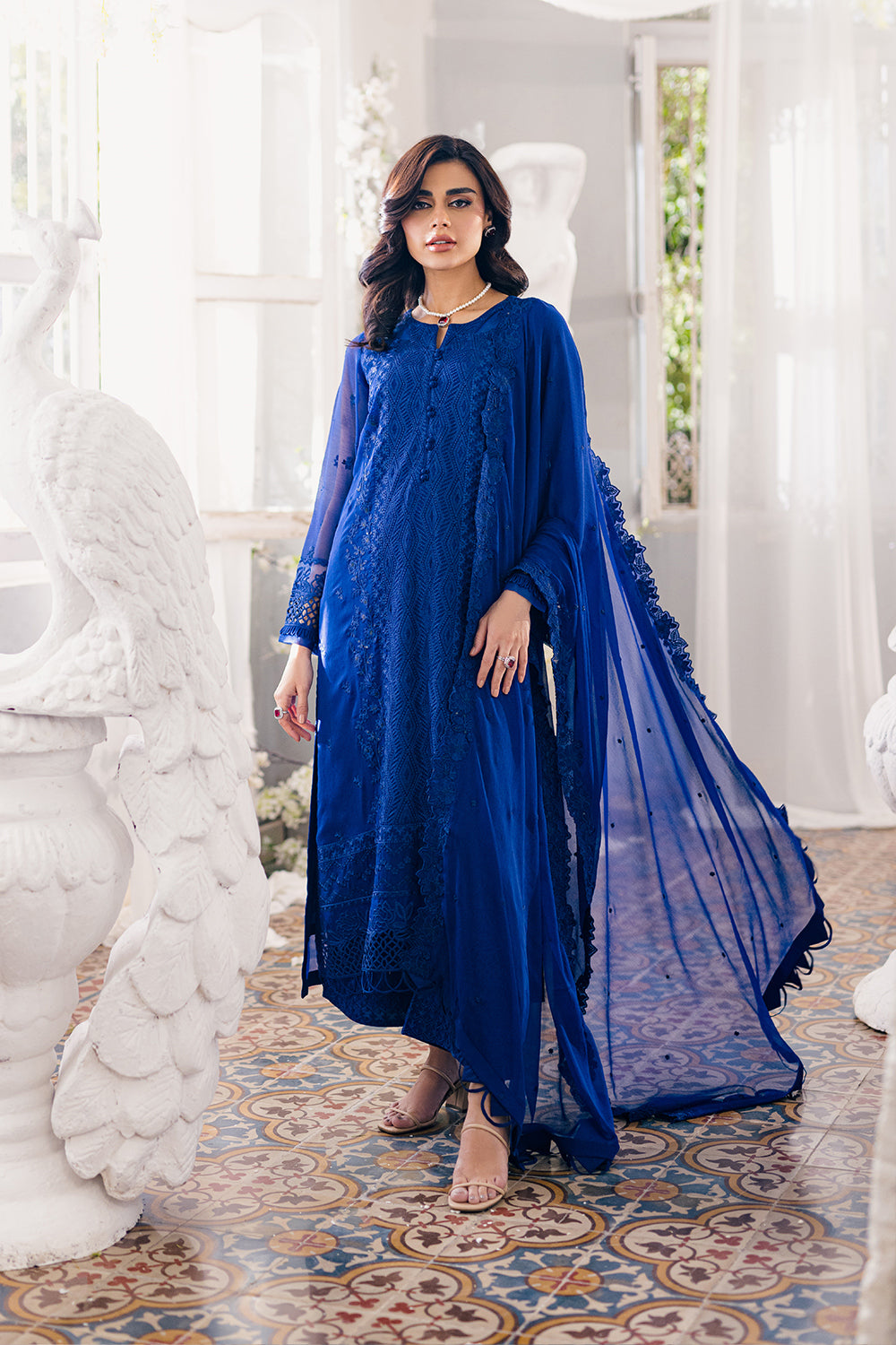 Azure Luxury Embroidered Collection