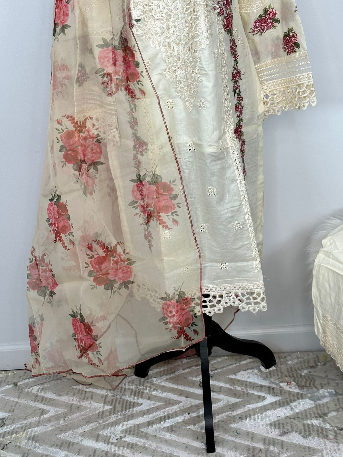 Pakistani Embroidered Luxury Lawn ready to ship