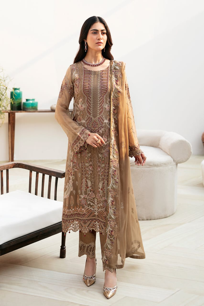 Chevron By Ramsha Chiffon Collection