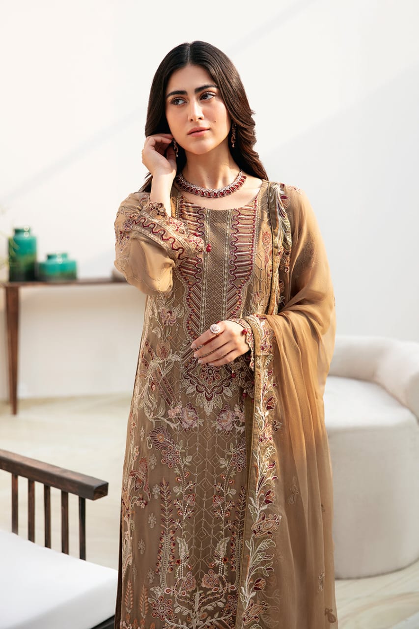 Chevron By Ramsha Chiffon Collection