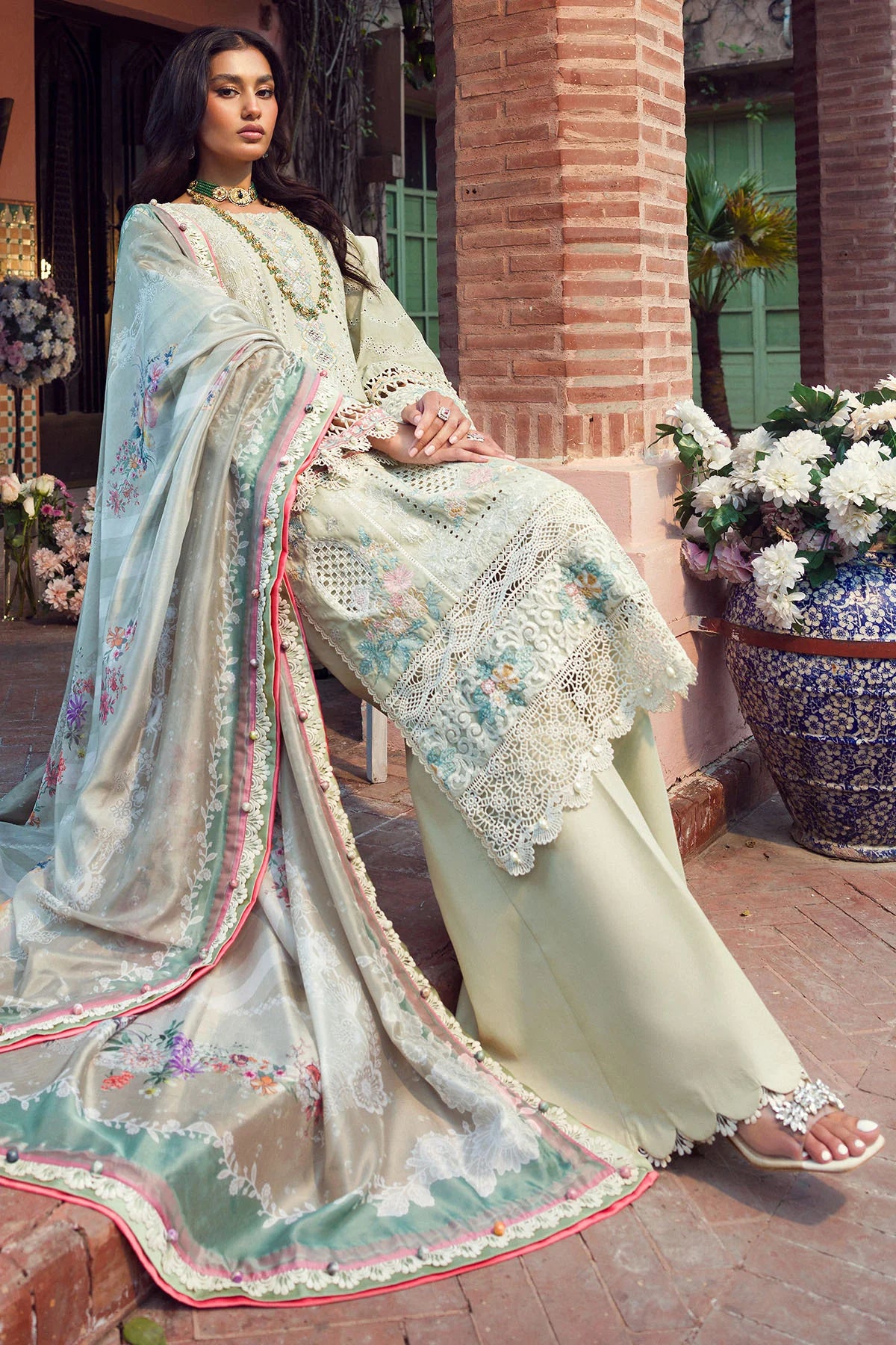 Motifz Embroidered Lawn Suit