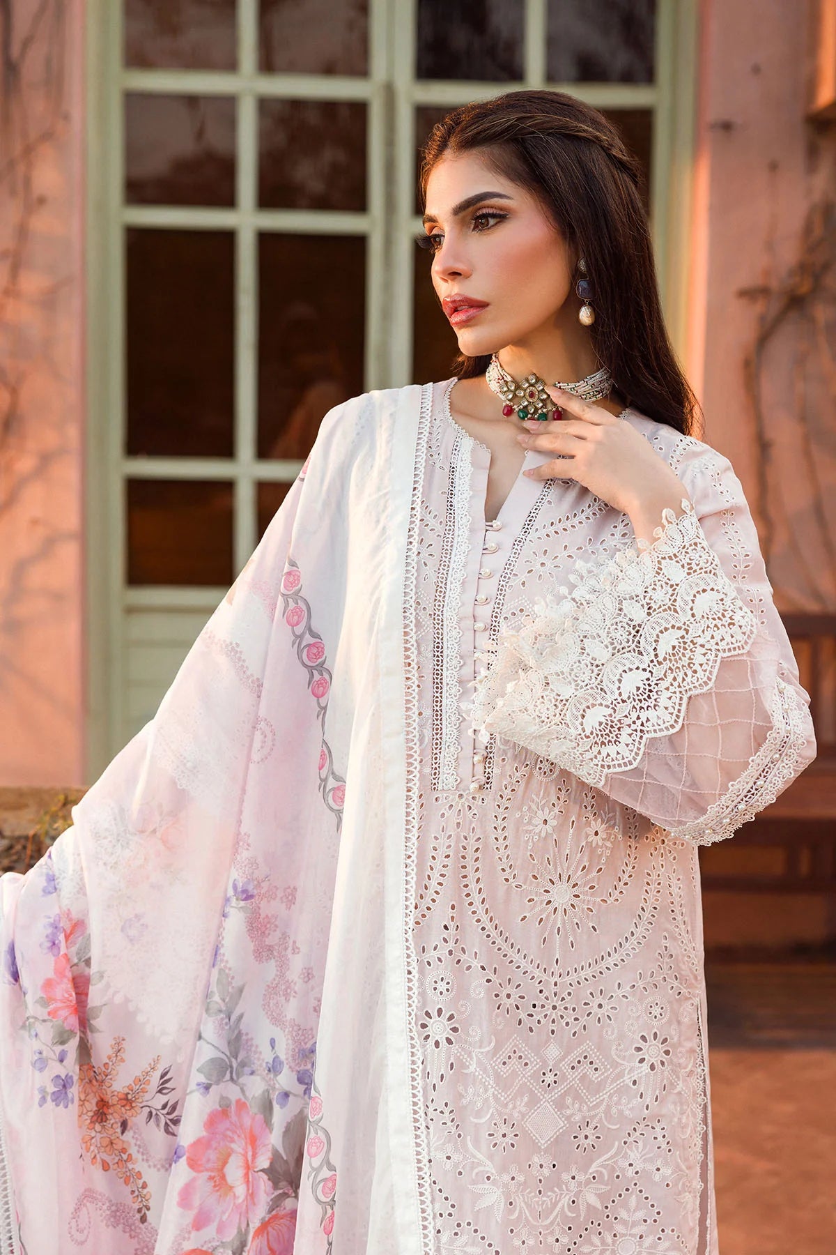 Motifz Embroidered Lawn Suit