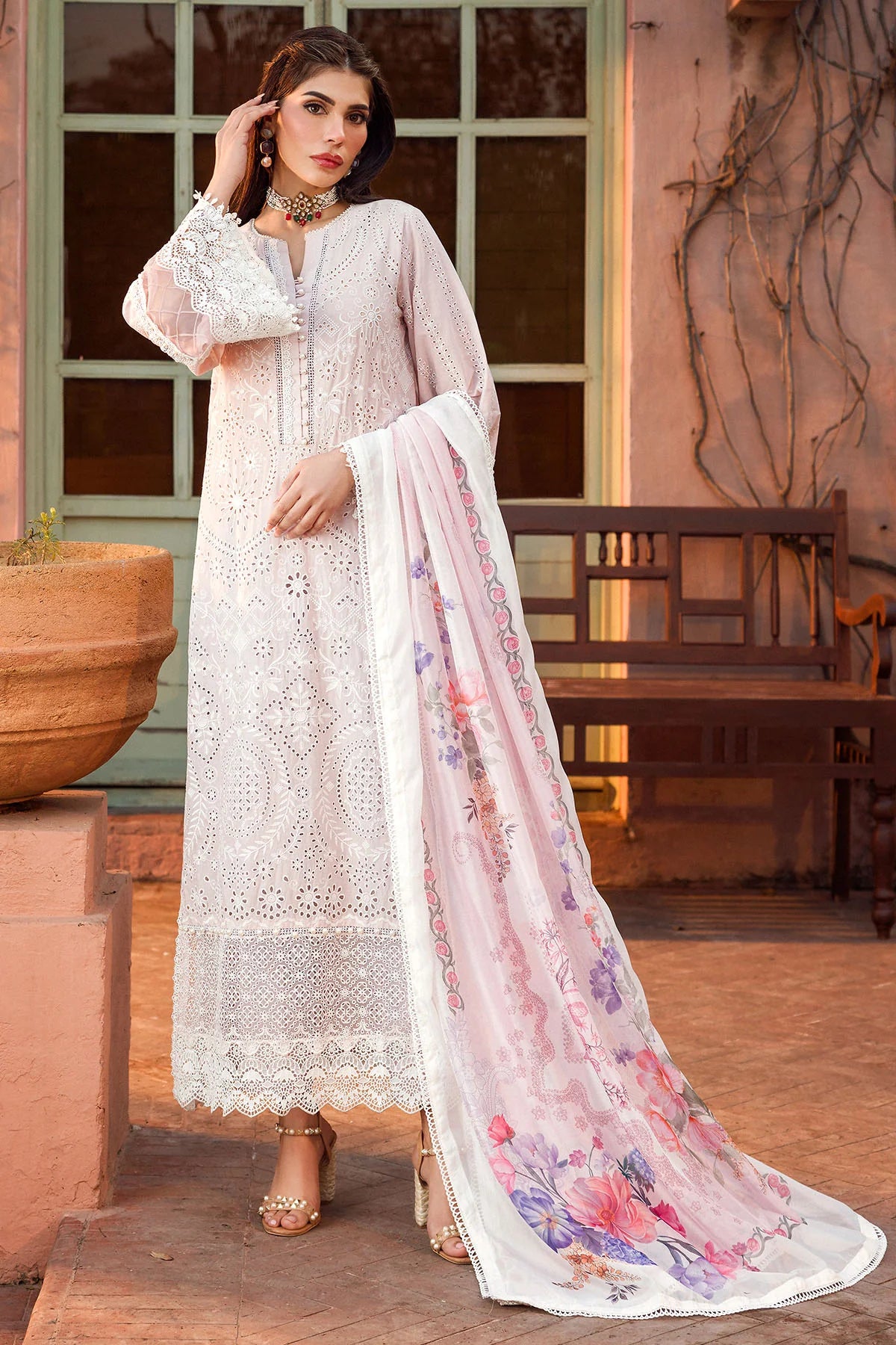 Motifz Embroidered Lawn Suit