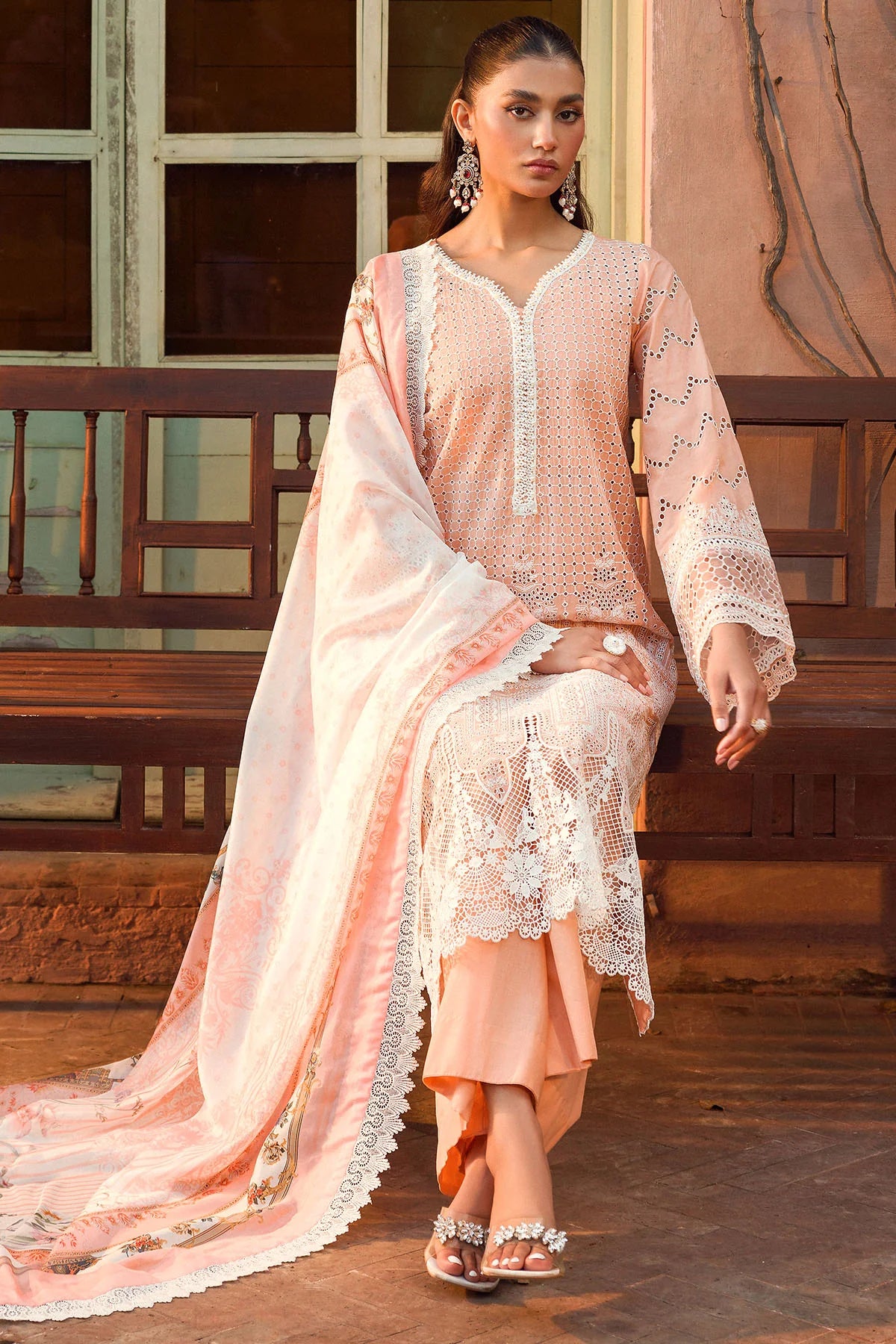Motifz Embroidered Lawn Suit