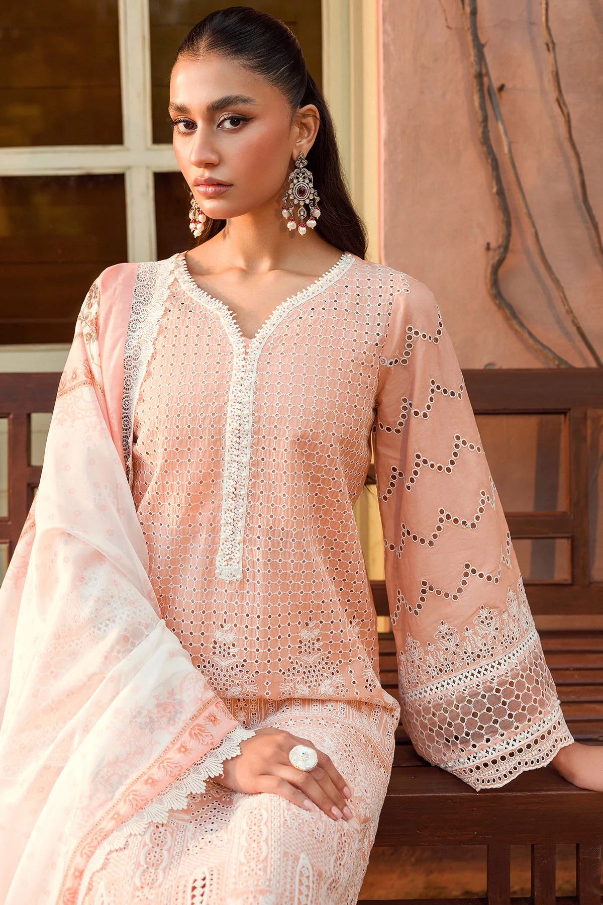 Motifz Embroidered Lawn Suit
