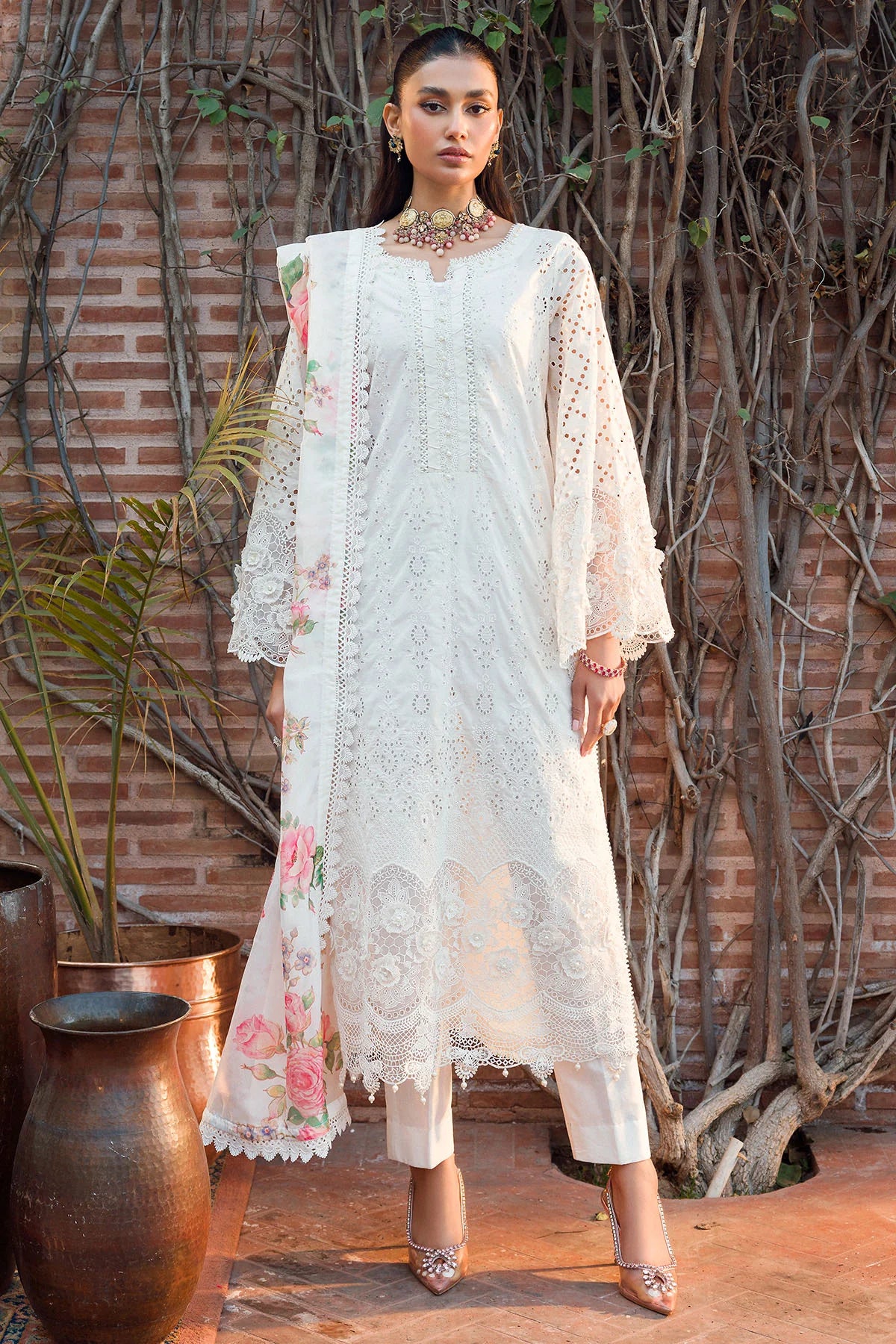 Motifz Embroidered Lawn Suit