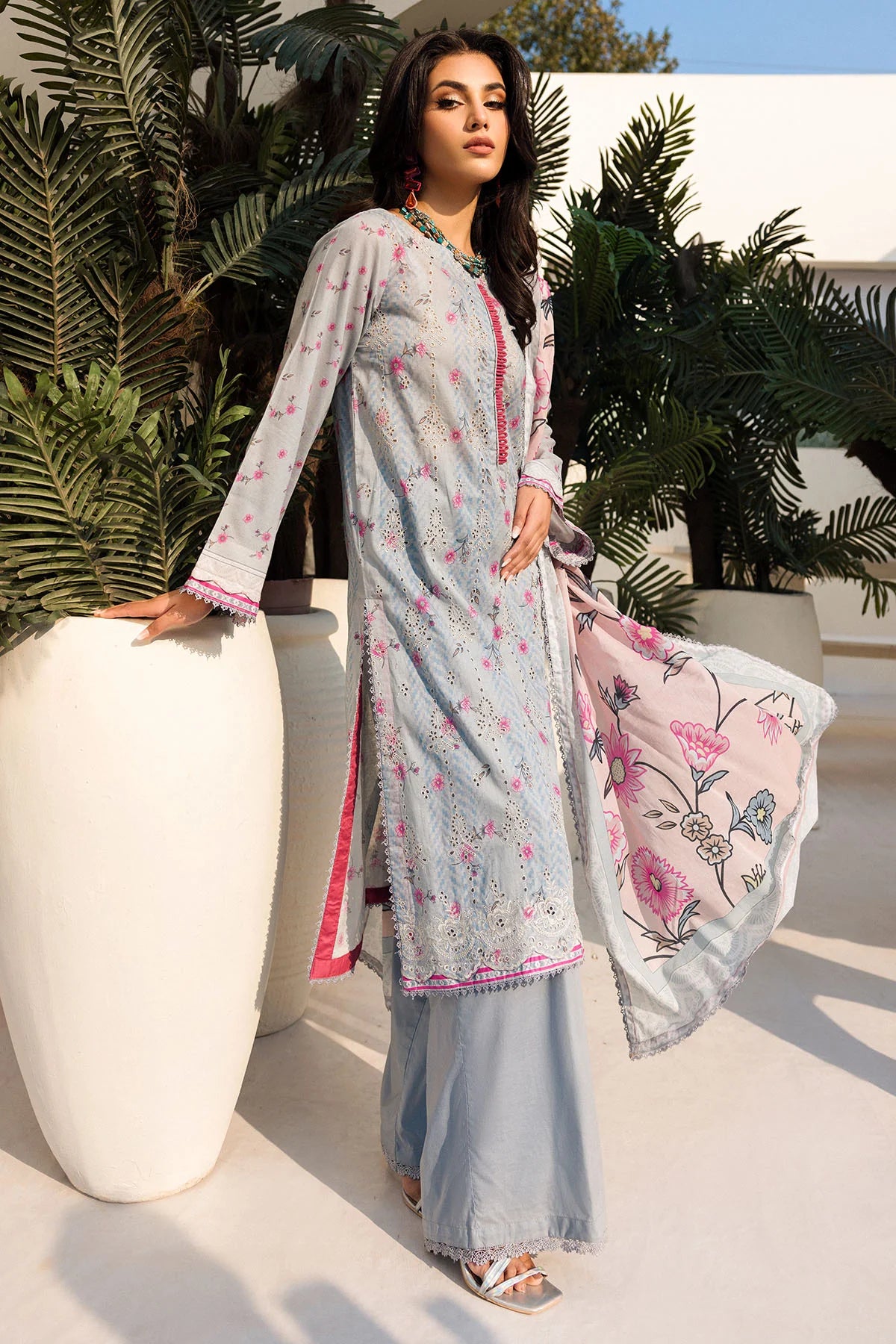 Motifz Embroidered Lawn Suit