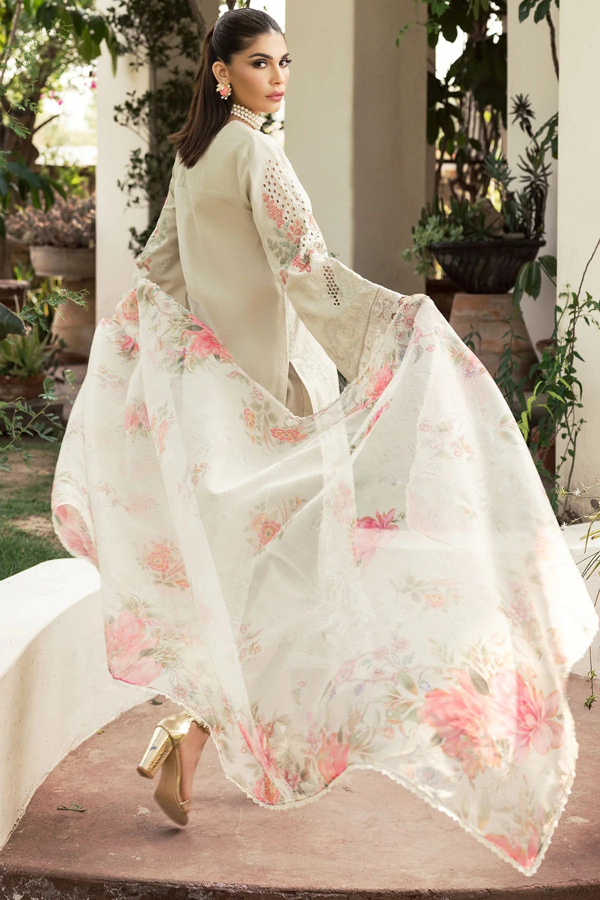 Motifz Embroidered Lawn Suit