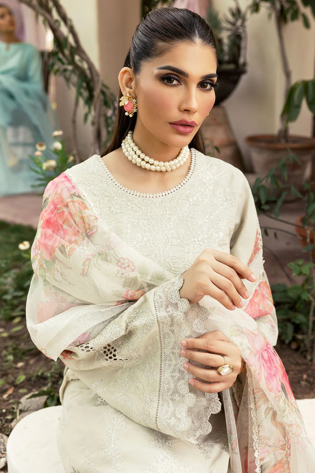 Motifz Embroidered Lawn Suit