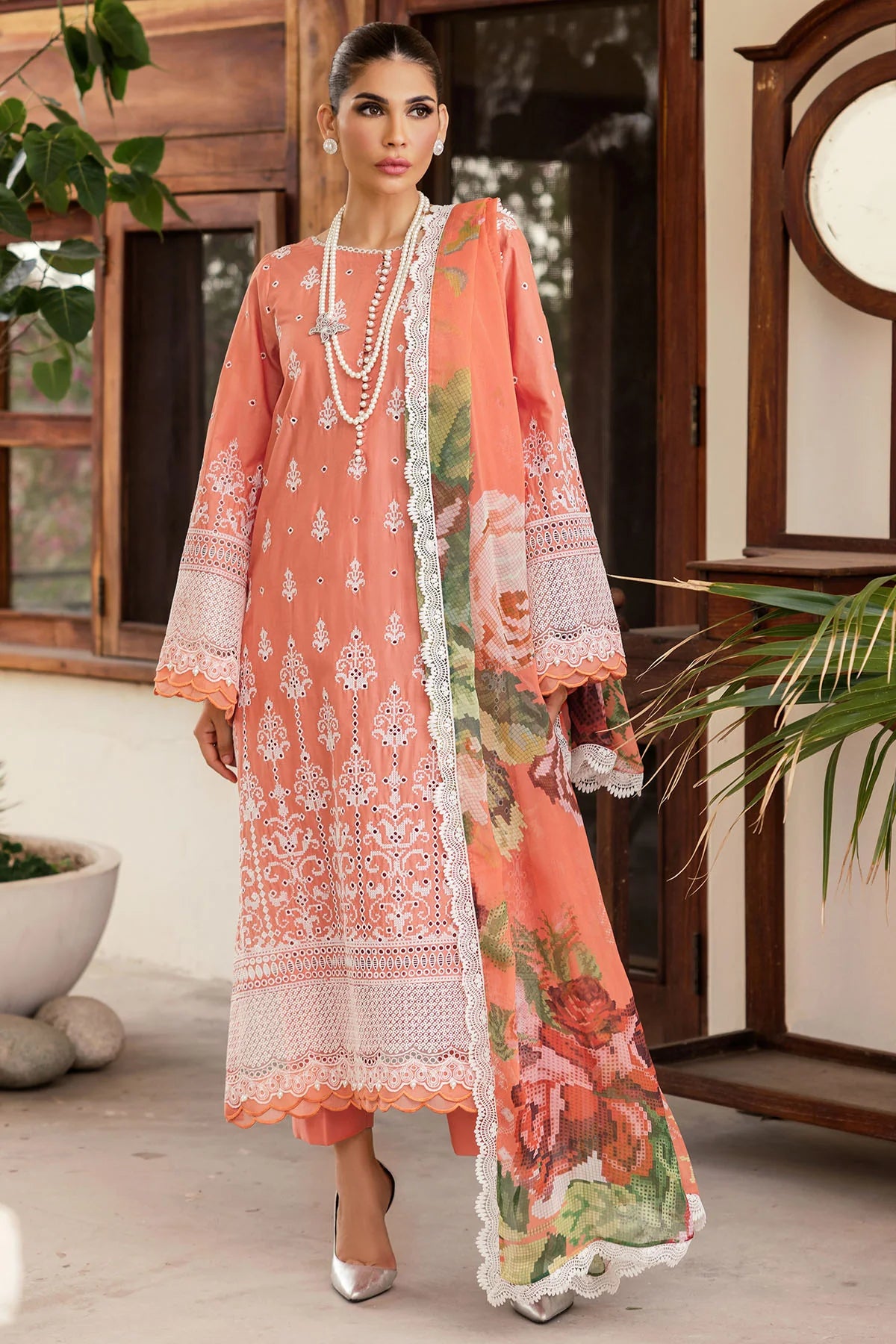 Motifz Embroidered Lawn Suit