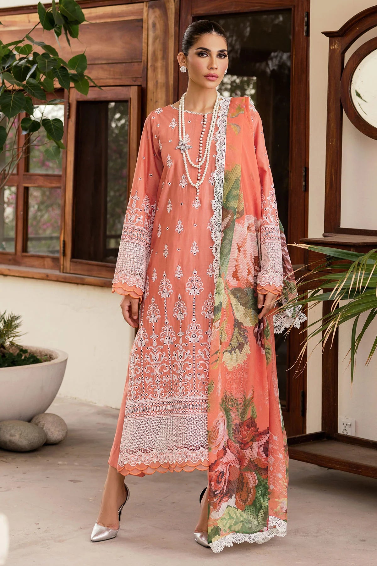 Motifz Embroidered Lawn Suit