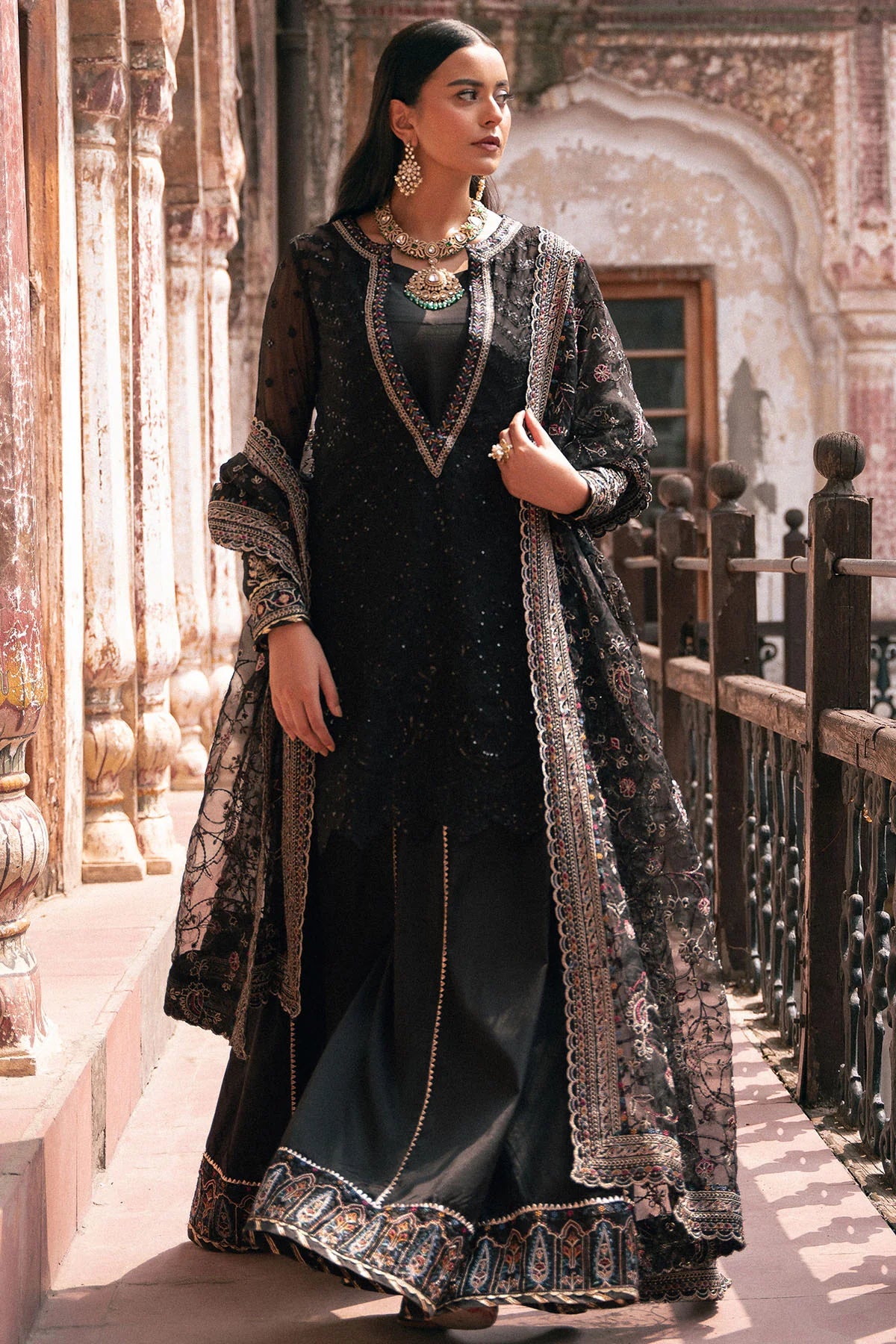 MOTIFZ EMBROIDERED CRINKLE CHIFFON COLLECTION