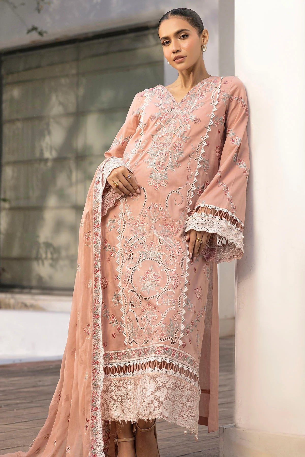 Motifz Embroidered Lawn Suit