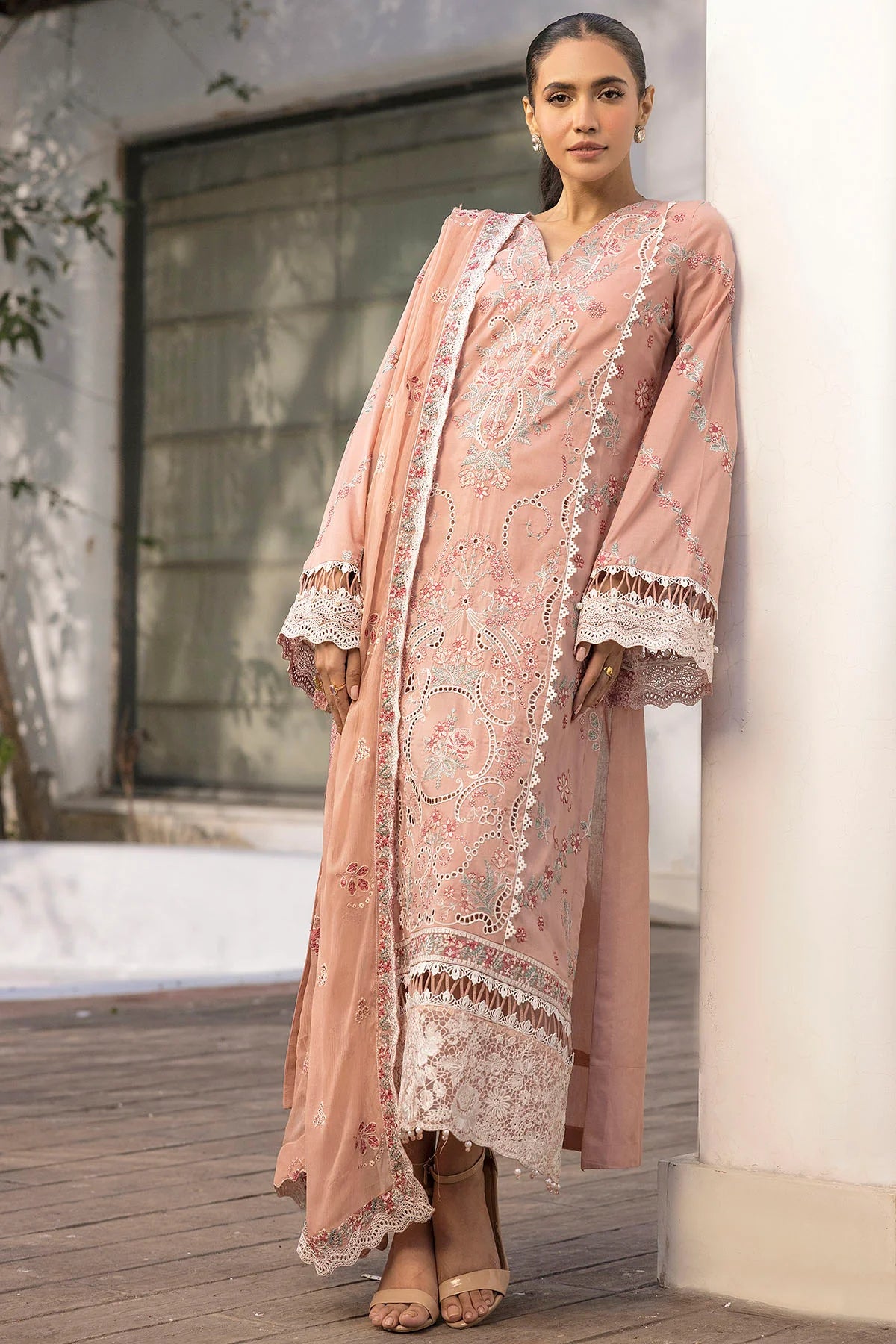 Motifz Embroidered Lawn Suit