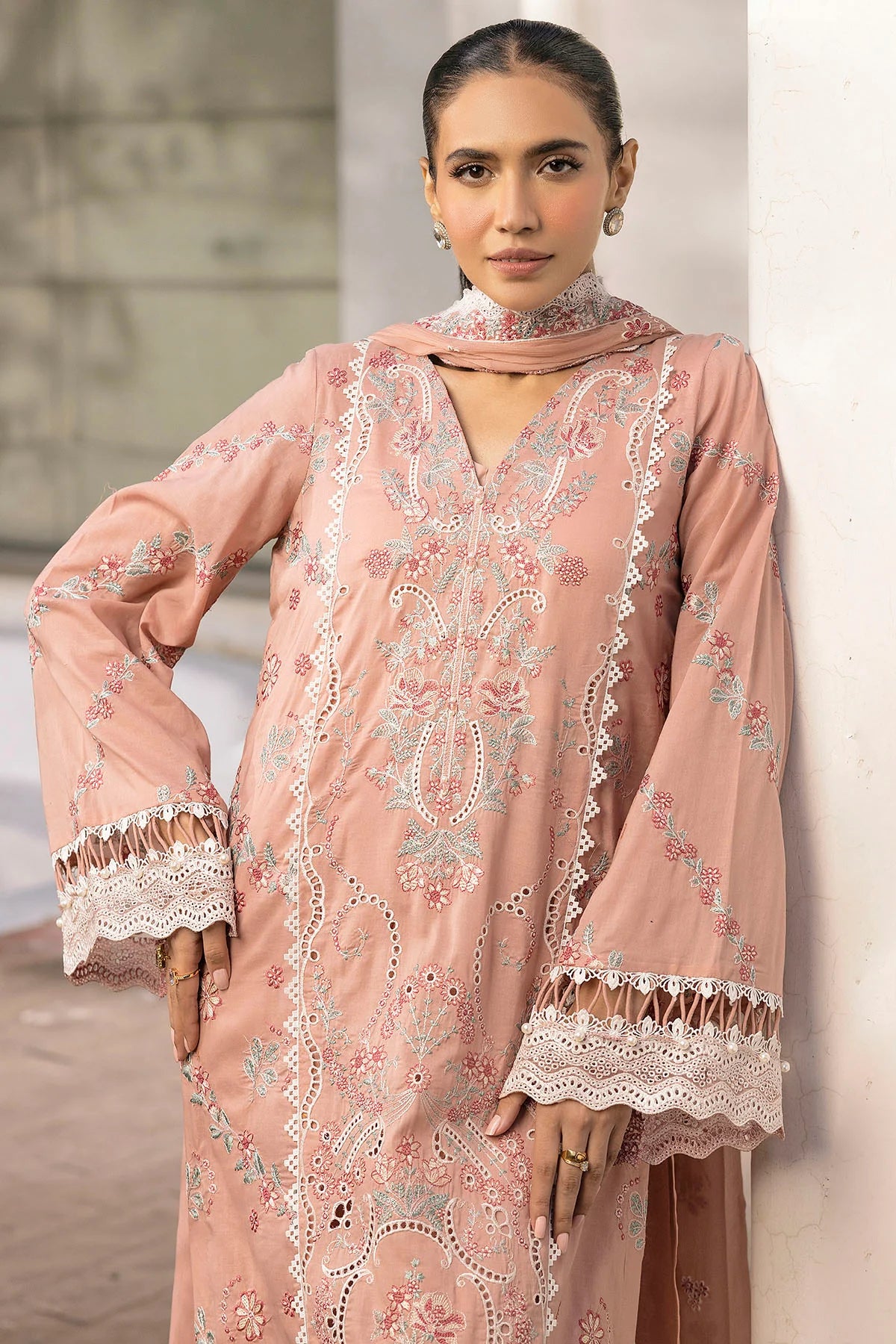 Motifz Embroidered Lawn Suit