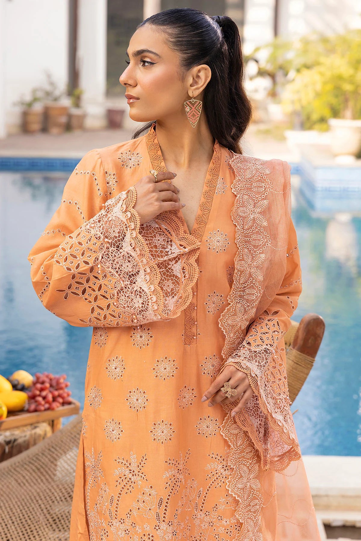 Motifz Embroidered Lawn Suit