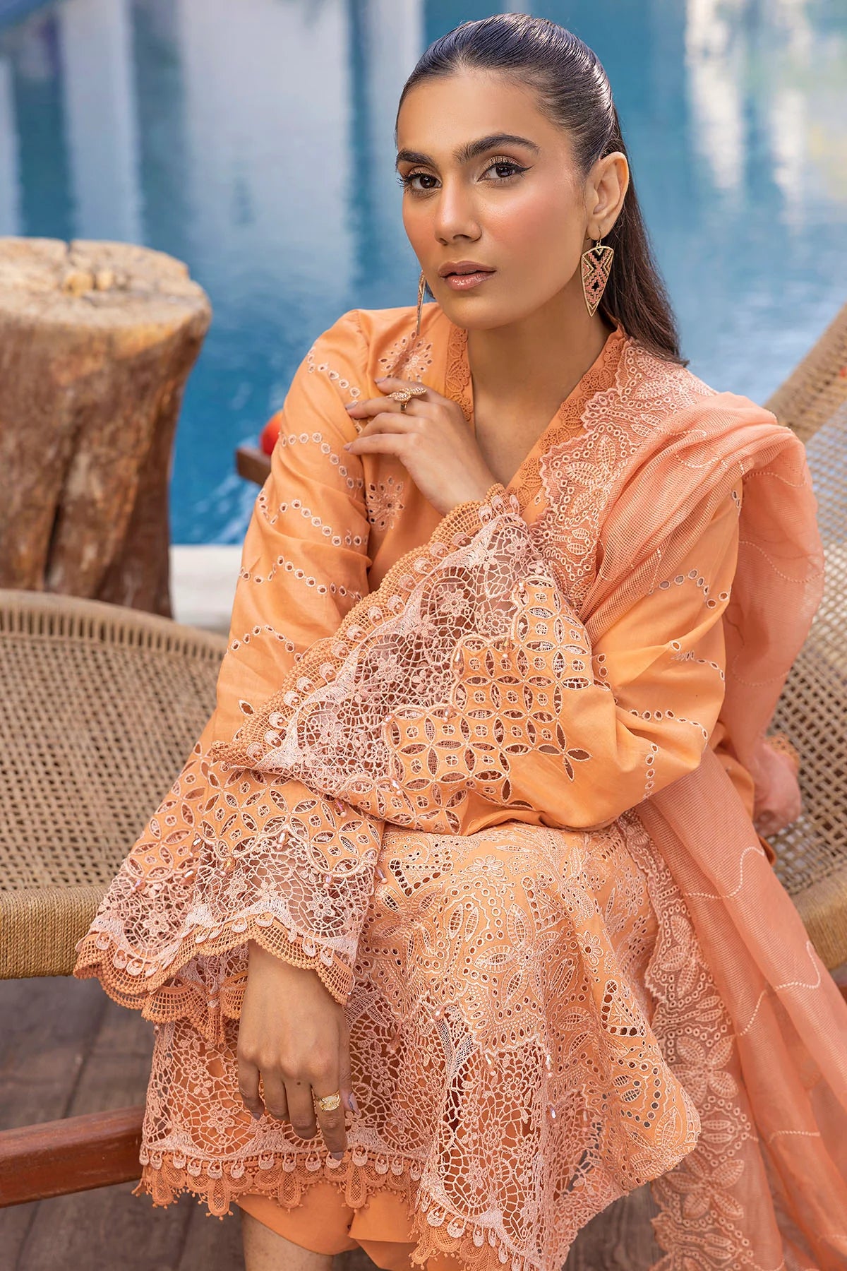 Motifz Embroidered Lawn Suit