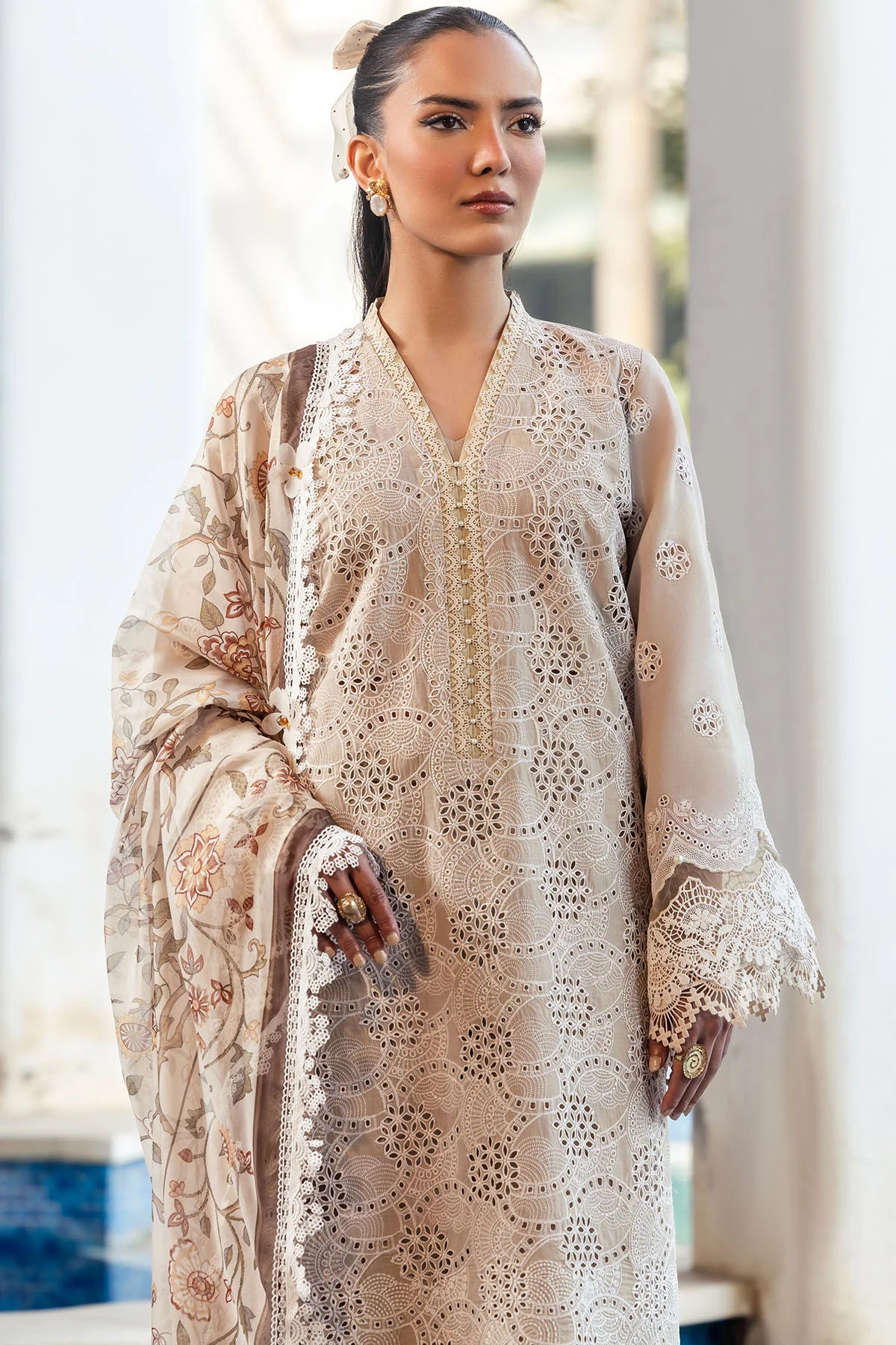 Motifz Embroidered Lawn Suit