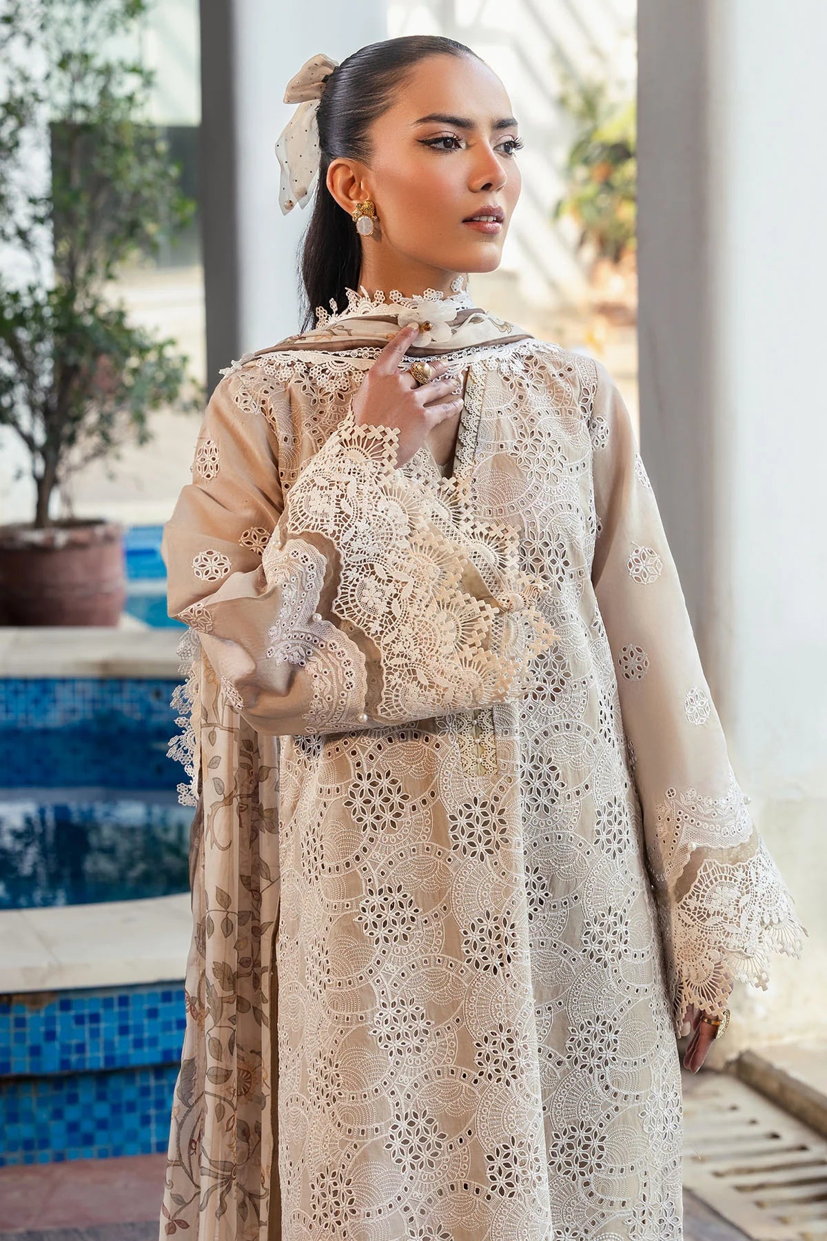 Motifz Embroidered Lawn Suit