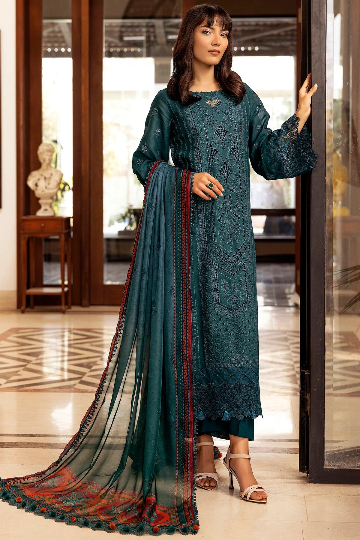 Motifz Embroidered Lawn Suit