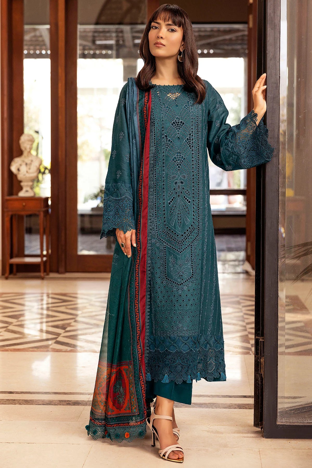 Motifz Embroidered Lawn Suit