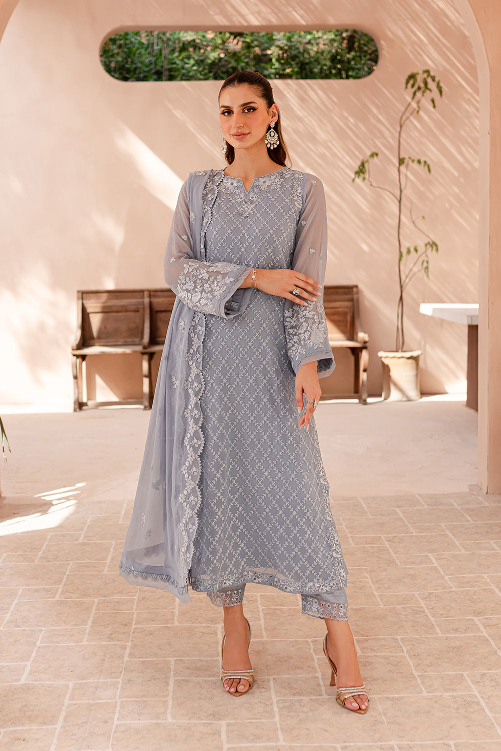 Azure Luxury Embroidered Collection