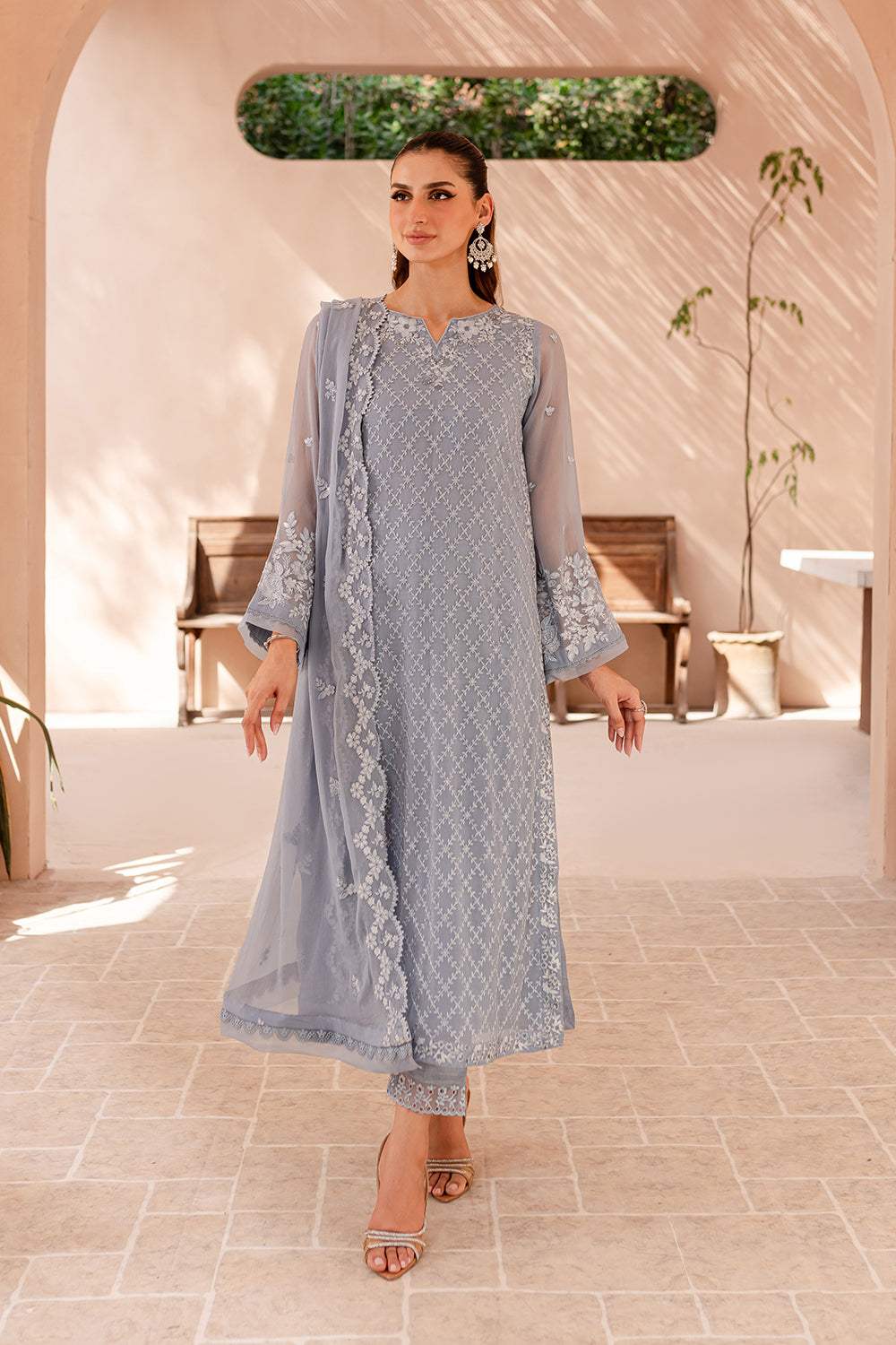 Azure Luxury Embroidered Collection