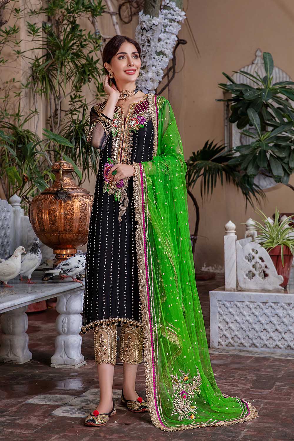 Khudabaksh Chiffon Suit 100% Original