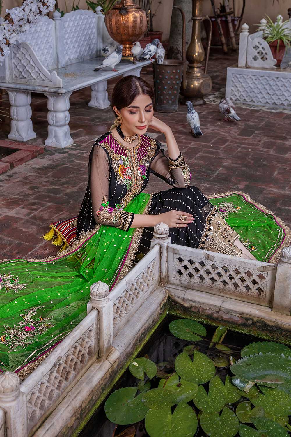 Khudabaksh Chiffon Suit 100% Original