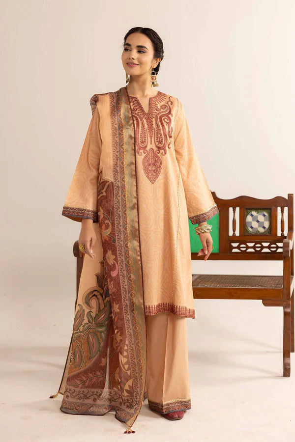 Nishat Linen Embroidered Suit