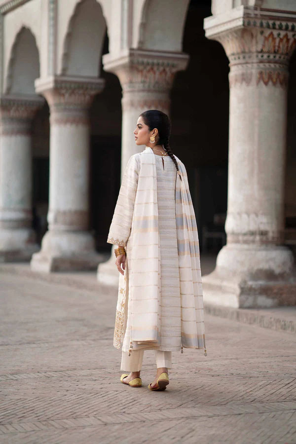 Nishat Linen Embroidered Suit
