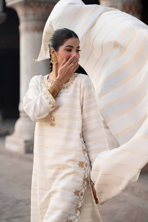 Nishat Linen Embroidered Suit