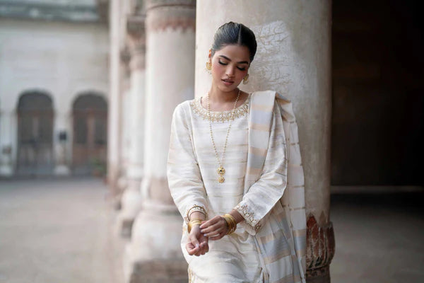 Nishat Linen Embroidered Suit