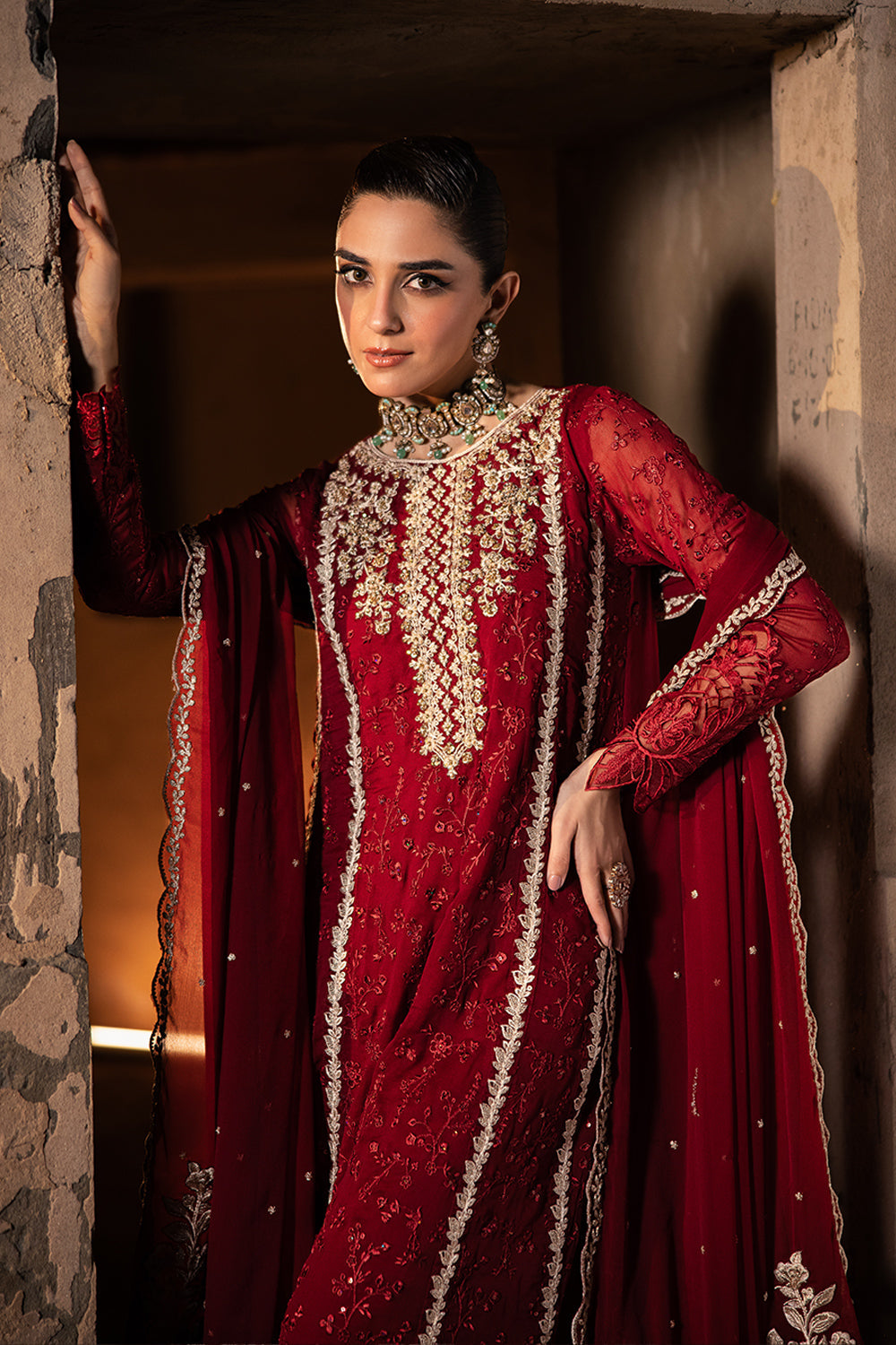 Azure Luxury Embroidered Collection