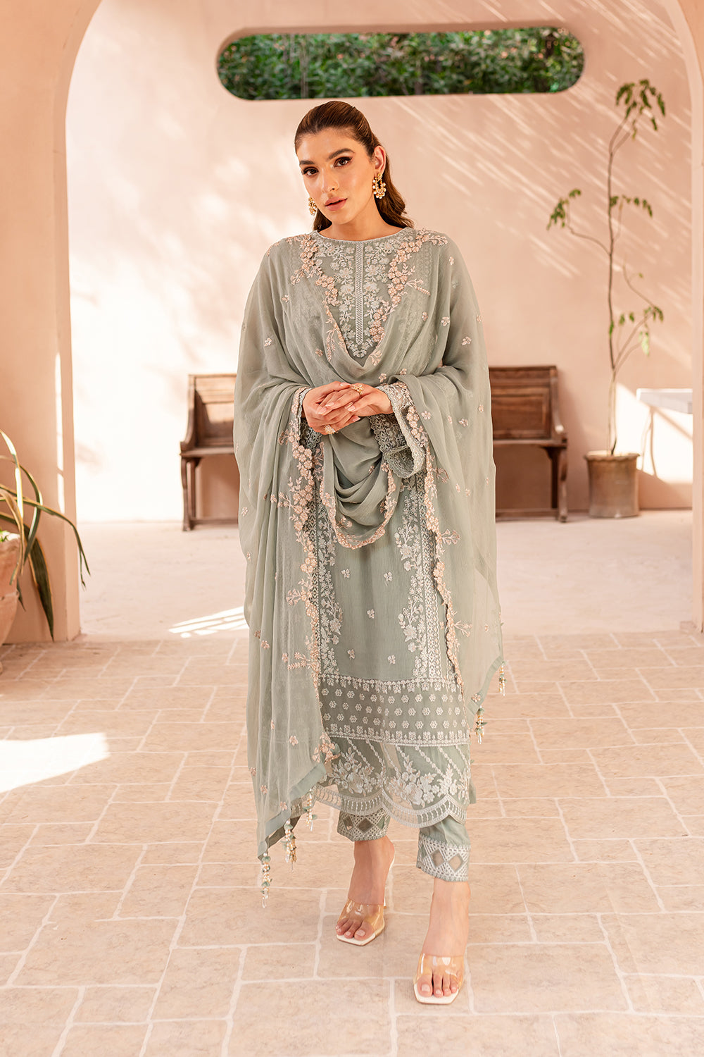 Azure Luxury Embroidered Collection