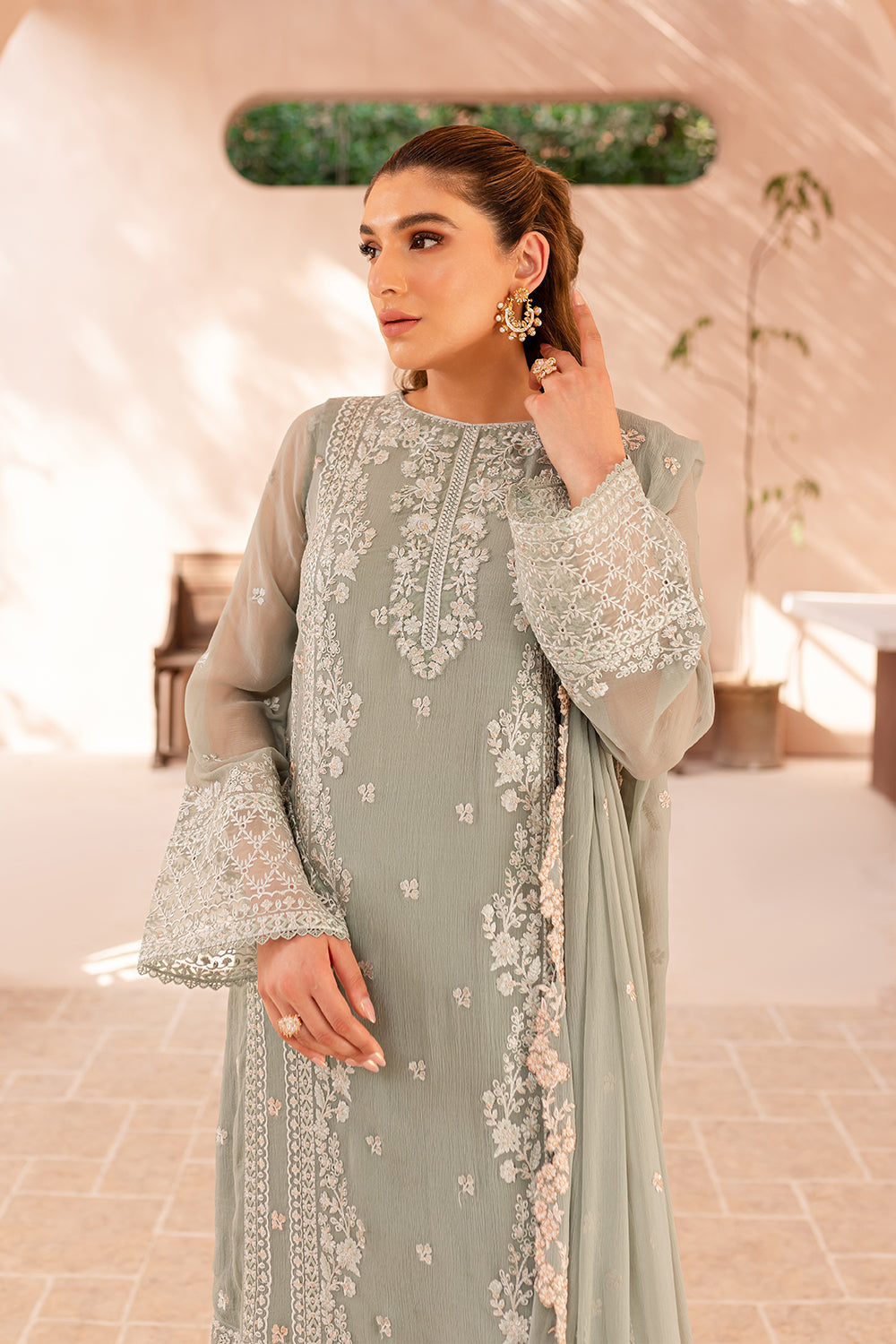 Azure Luxury Embroidered Collection