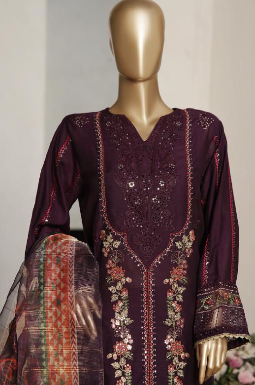 BIN SAEED LUXURY EMBROIDERED LAWN