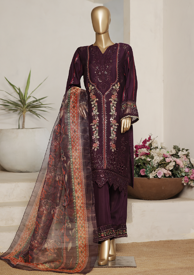 BIN SAEED LUXURY EMBROIDERED LAWN